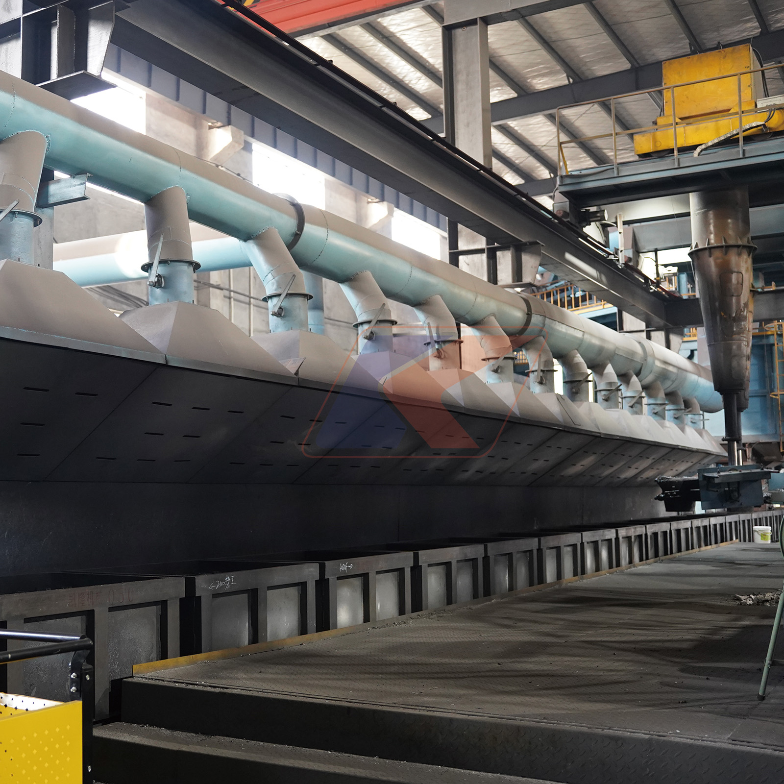 覆膜砂壳型造型线