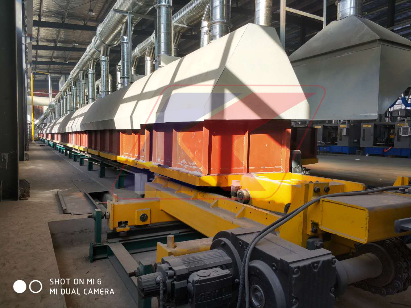 壳型造型生产线